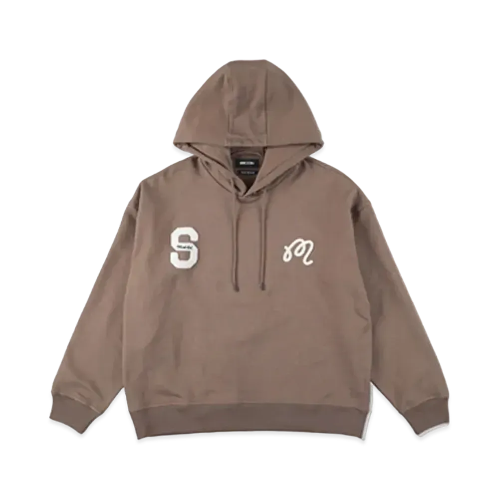 WIND AND SEA x Malbon Golf Hoodie "Sea Brown"