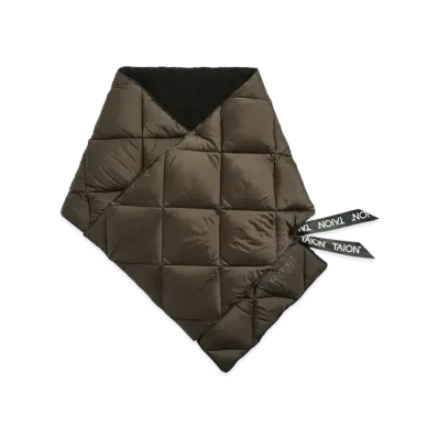 GRAMICCI Down Scarf "Dark Brown"