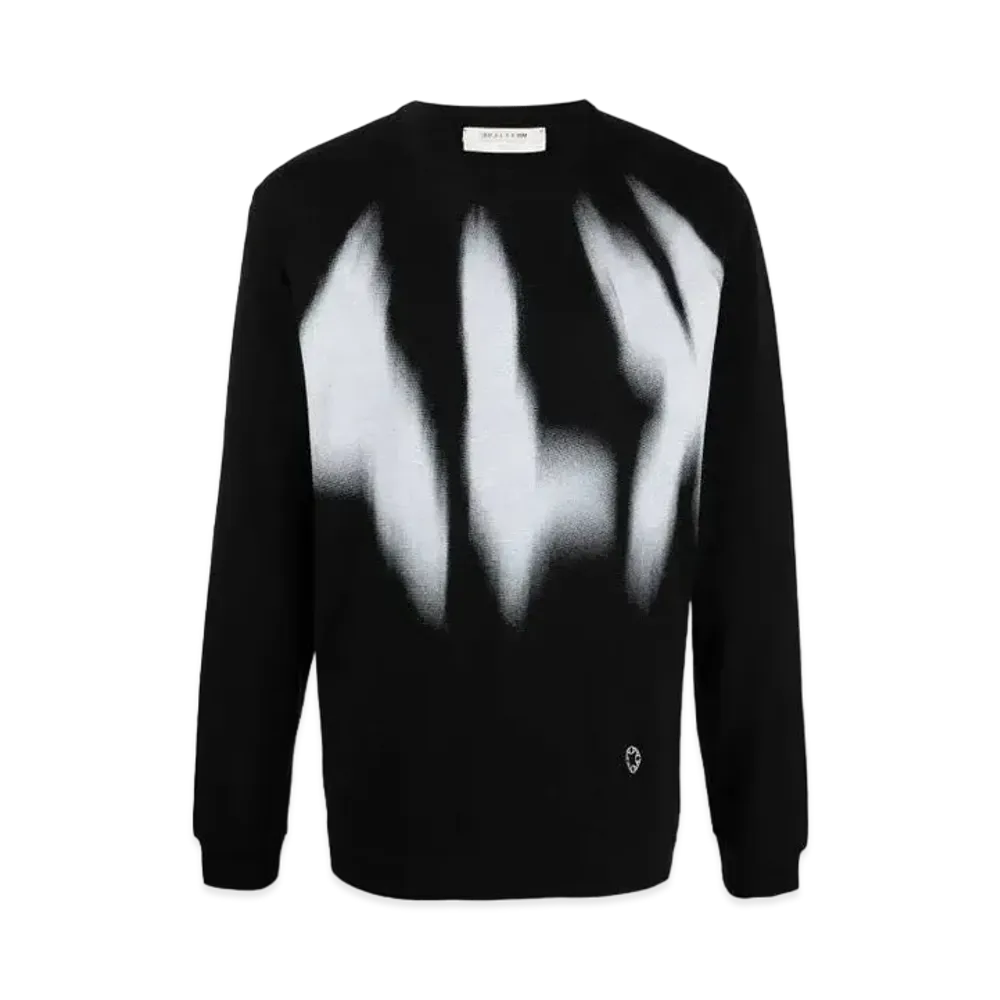 1017 ALYX 9SM Graffiti Logo-Print Sweatshirt "Black"