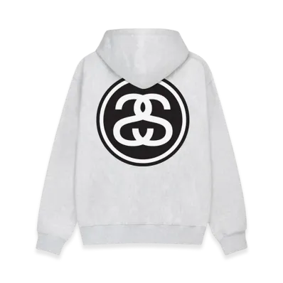 Stussy SS Link Hoodie "Ash Heather"