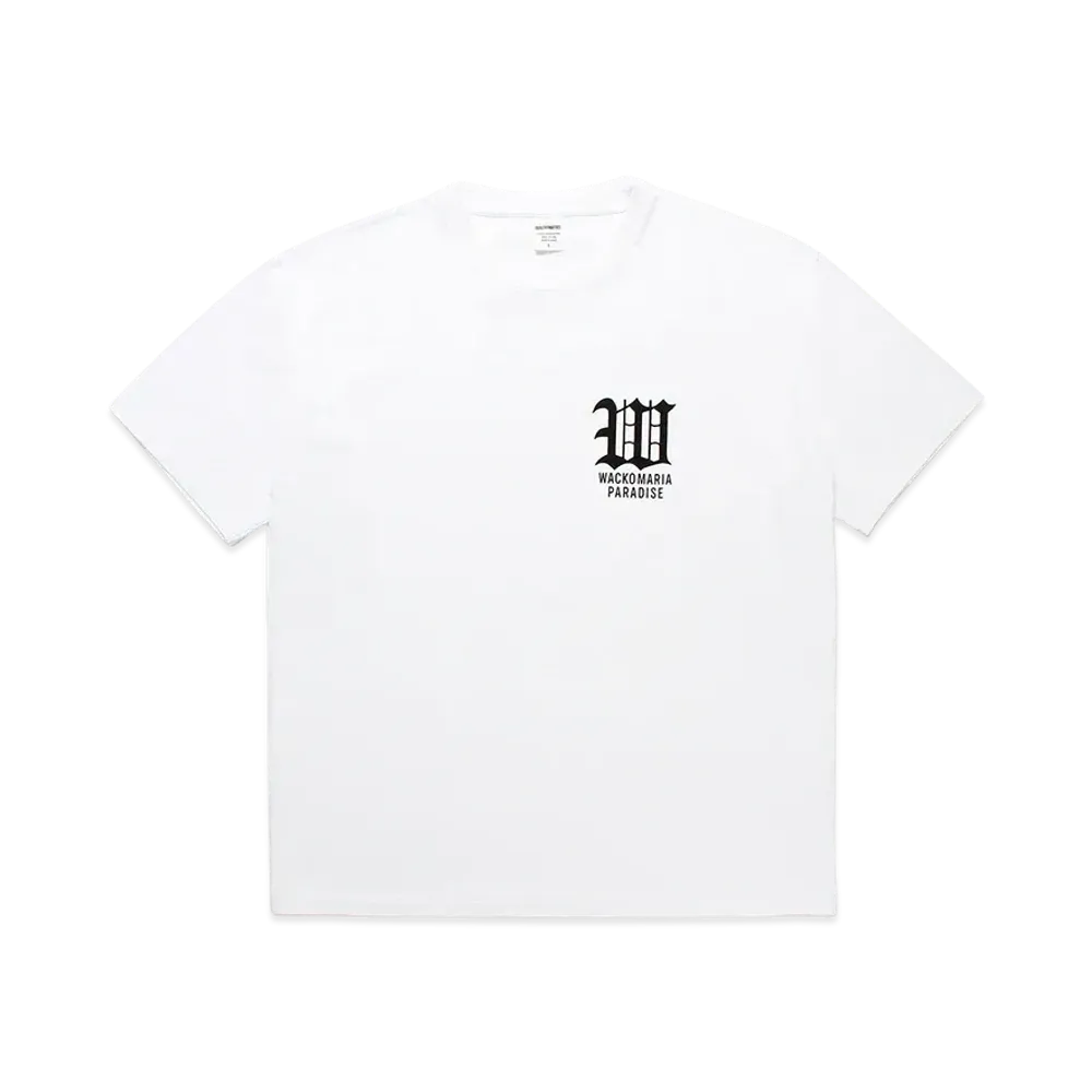 WACKO MARIA Washed Heavy Weight T-Shirt "White"