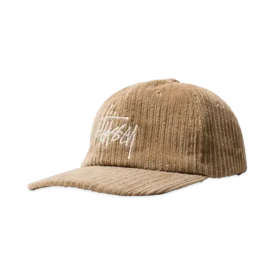 Stussy CORDUROY BIG LOGO LOW PRO CAP "Maple"