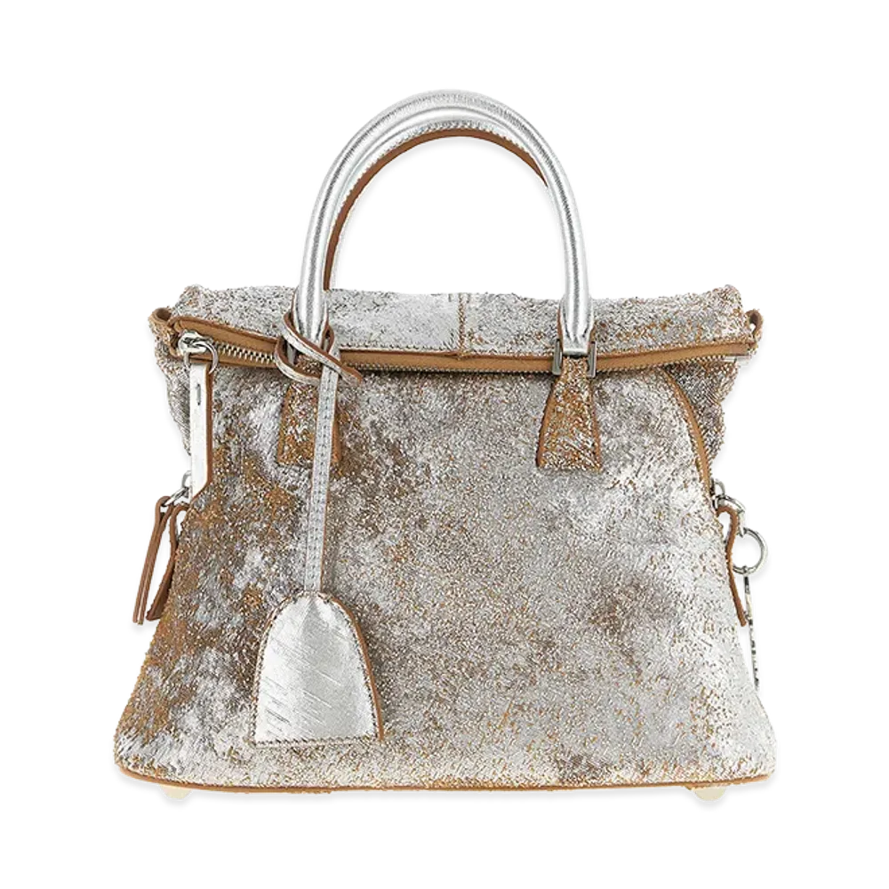 Maison Margiela Women's '5Ac Mini' Soft Bag "Silver"