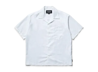 NEIGHBORHOOD Solid Color Hawaiian Shirt SS "White"