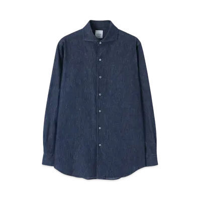 Paul Smith Indigo Italian Collar Shirt "DarkIndigo"