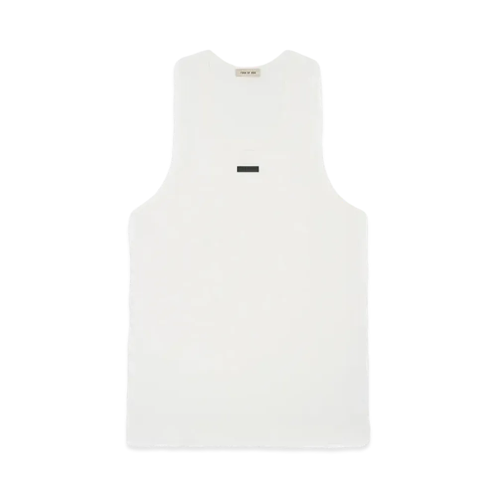 FEAR OF GOD ESSENTIALS Ribbed Tanktop "White" 