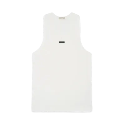 FEAR OF GOD ESSENTIALS Ribbed Tanktop "White"