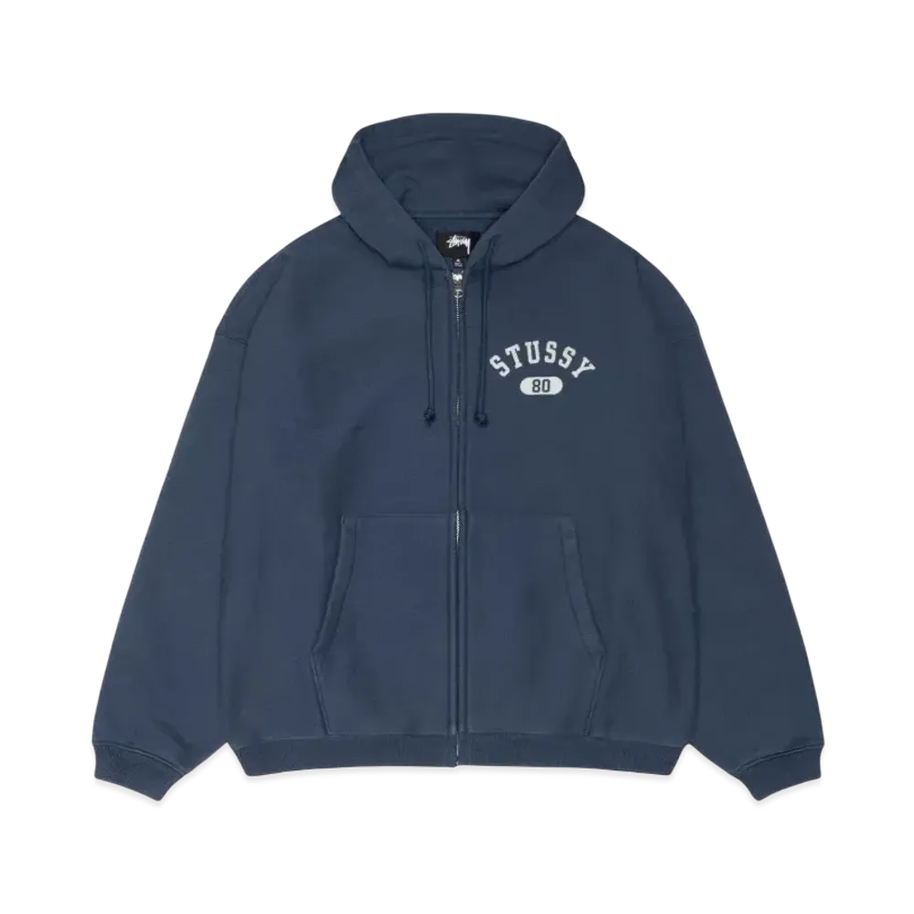Stussy Varsity Zip Hoodie "Navy"