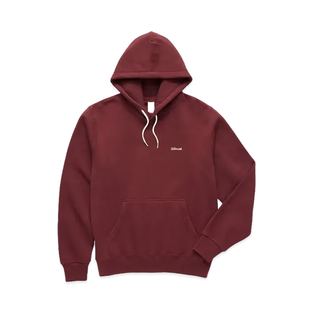JJJJound J90 Hoodie "Burgundy"