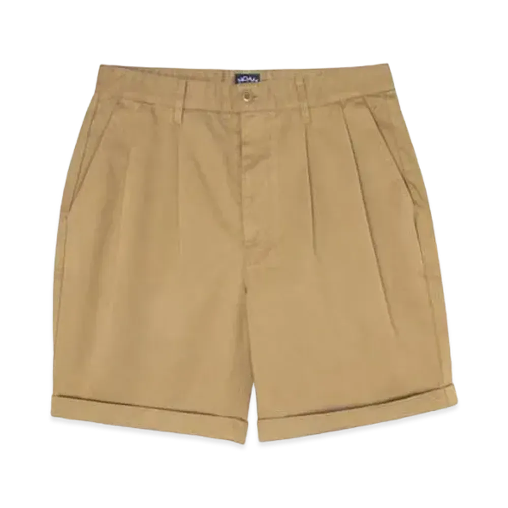 Noah DOUBLE PLEATED SHORTS "Tan"