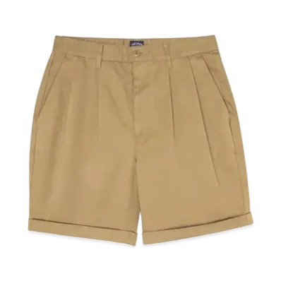 Noah DOUBLE PLEATED SHORTS "Tan"