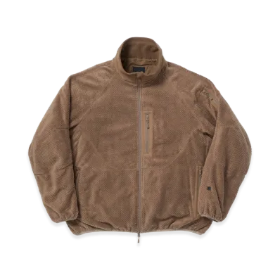 DAIWA PIER39 Tech Mil Fleece Jacket "Light Brown"