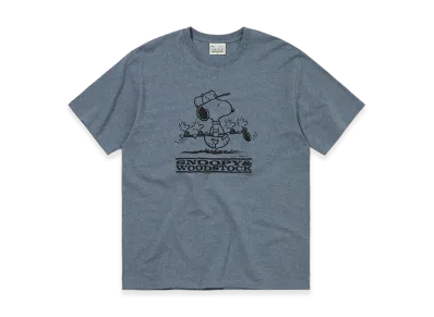 thisisneverthat x PEANUTS Tee "Heather Blue"