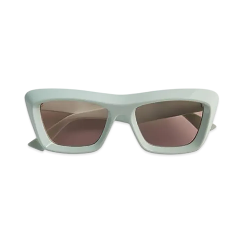 Bottega Veneta Classic Cat Eye Sunglasses "Green/Brown"