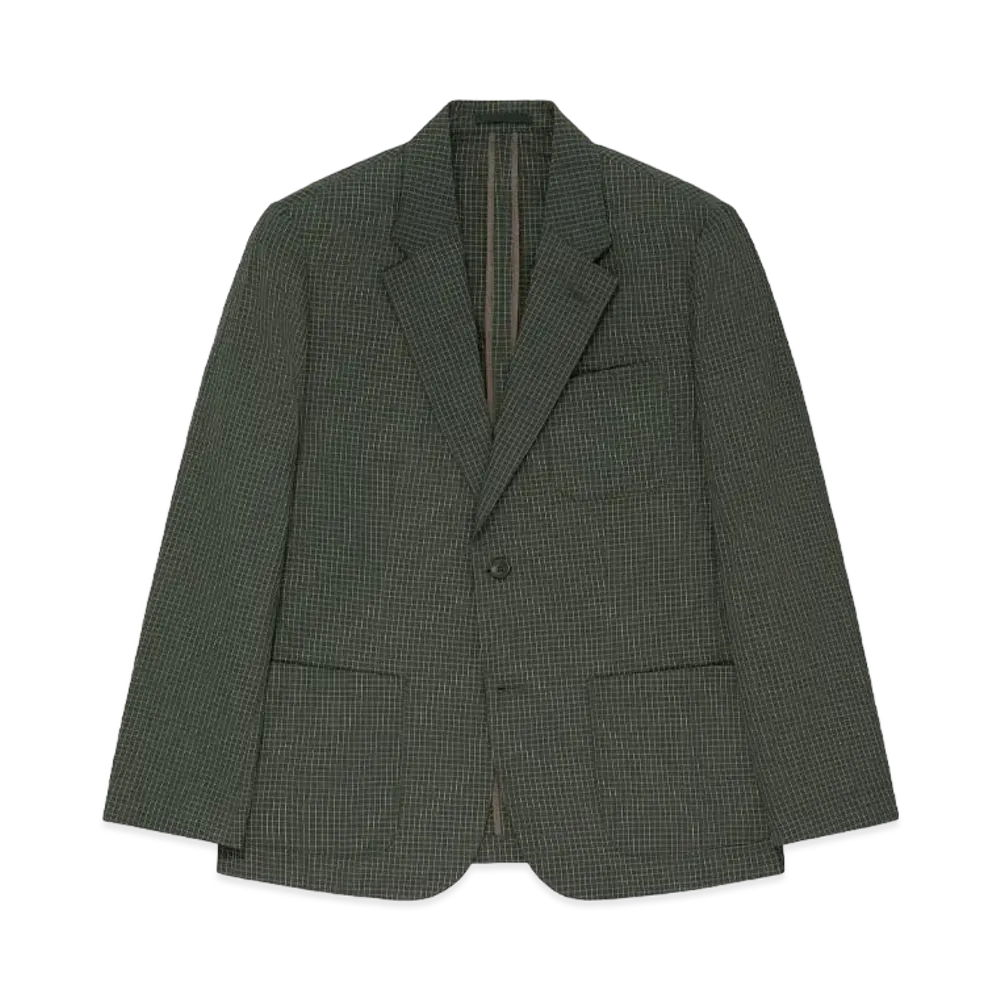 Aime Leon Dore Single-Breasted Ripstop Suit Jacket "Green"