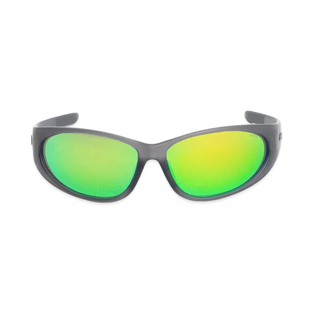 Stussy Adrian Sunglasses "Frost Grey/Green Mirror Lens"