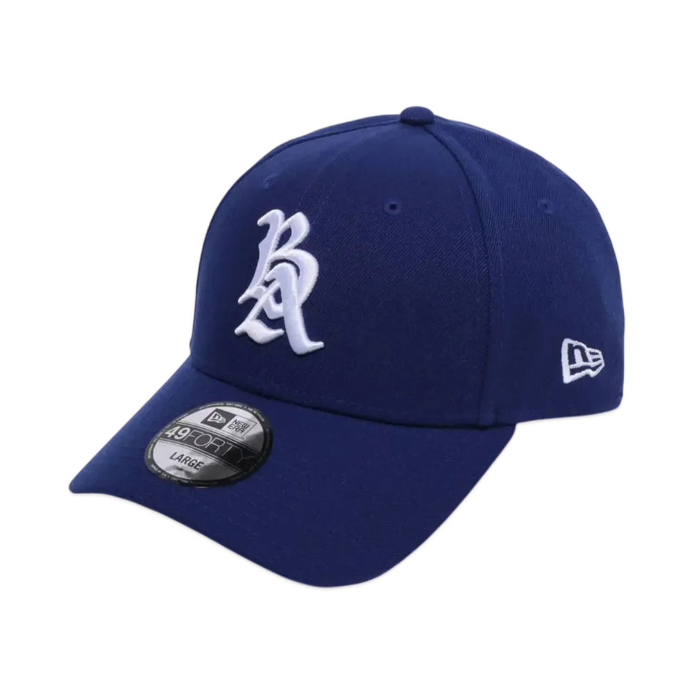 A BATHING APE Baseball Logo New Era 49Forty Cap "Navy"