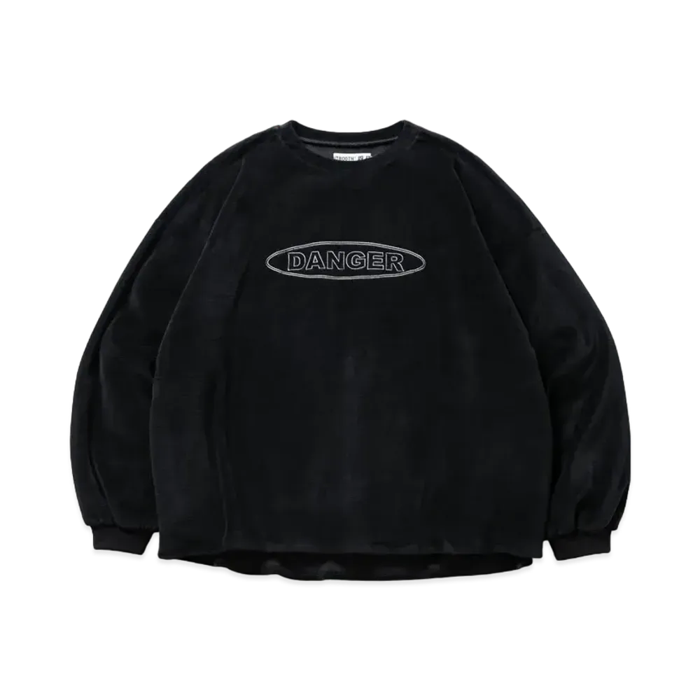 BlackEyePatch TBEP VELOR L/S CREW "Black"