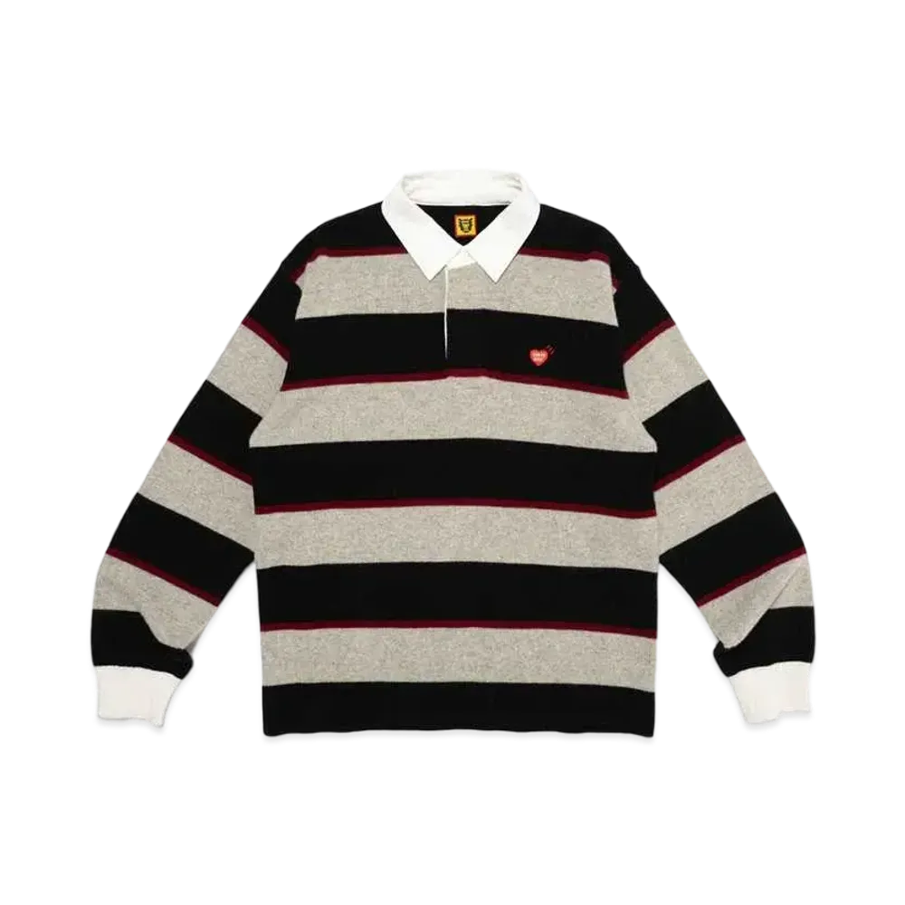 HUMAN MADE Rugby Knit Sweater "Black"