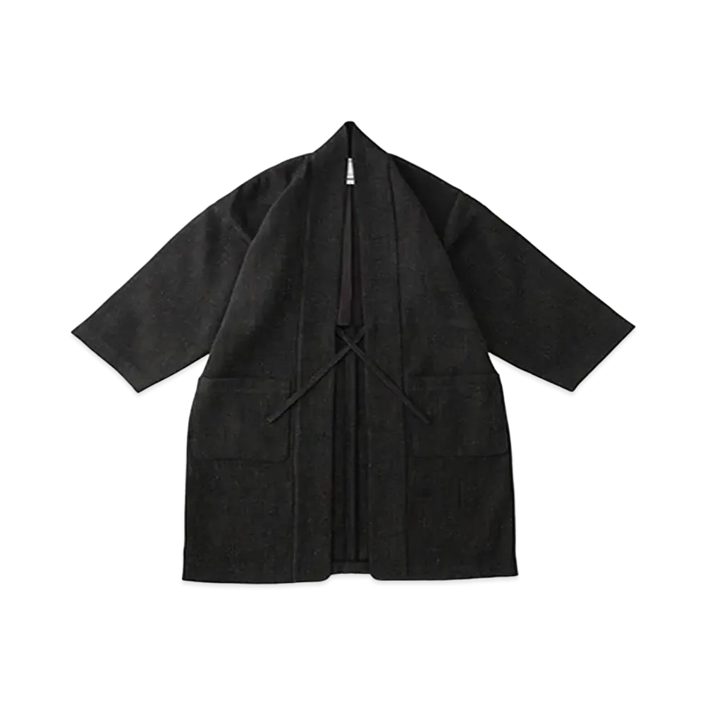 visvim KIYARI COAT (TWEED) "Black"