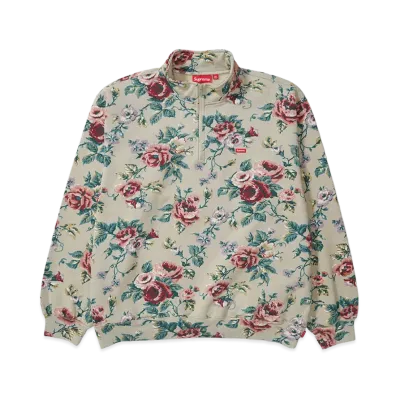 Supreme Small Box Half Zip Pullover (26SS) "Floral"