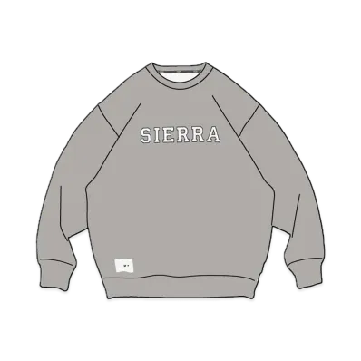 WTAPS Academy / Sweater / Cotton / SIERRA "Ash Gray"