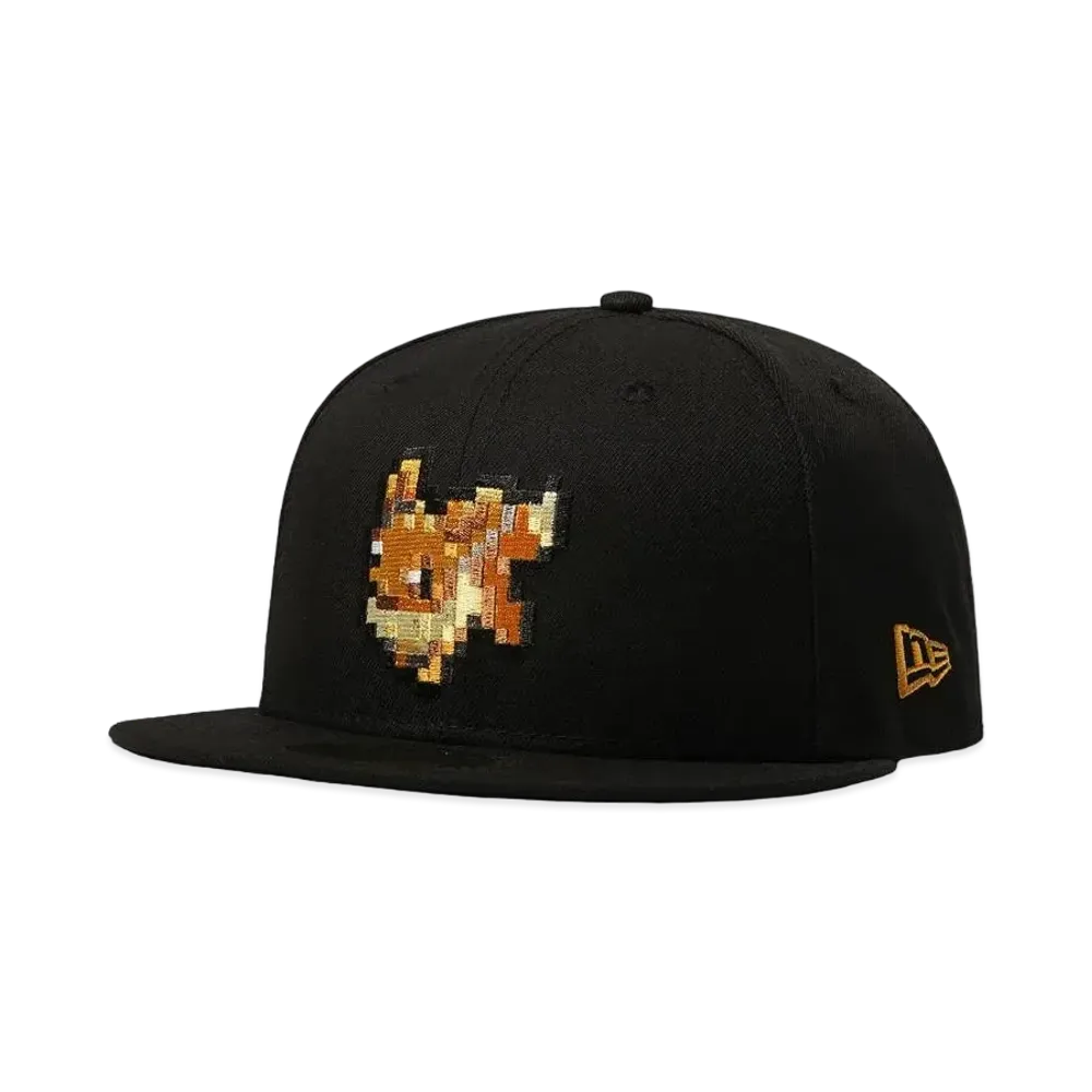 NEW ERA Pokemon 59FIFTY 8Bit Eevee "Black"