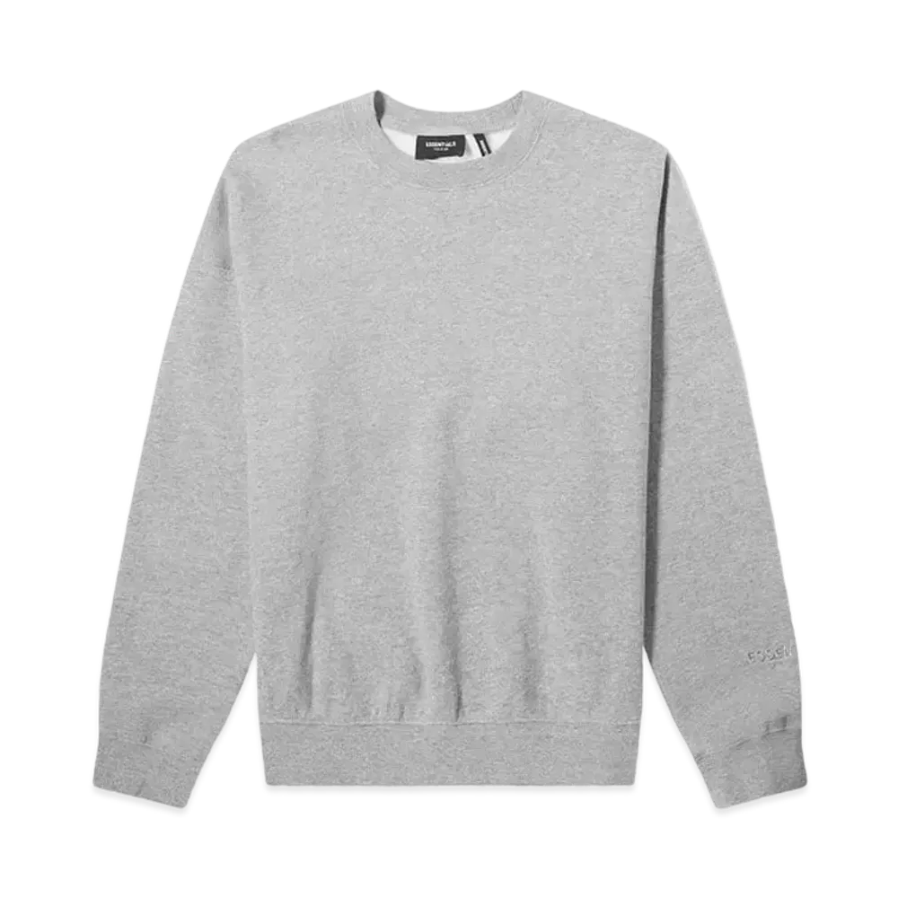 FEAR OF GOD ESSENTIALS 3M Logo Crewneck Sweatshirt "Grey"