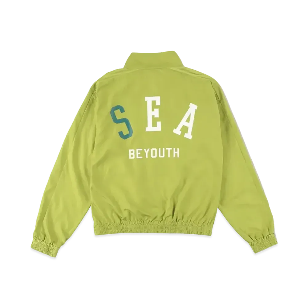 WIND AND SEA BYT (SEA) Nylon Coach Jacket "Lime"