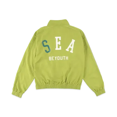 WIND AND SEA BYT (SEA) Nylon Coach Jacket "Lime"