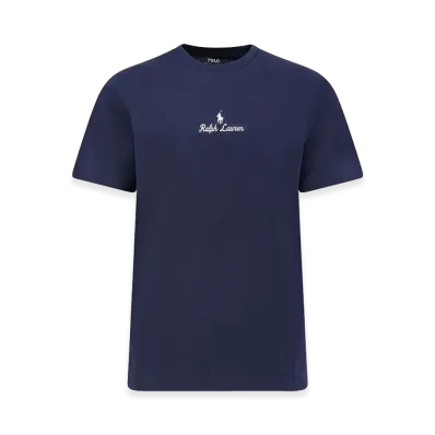 Polo Ralph Lauren T-Shirt In Cotone "Dark Blue"
