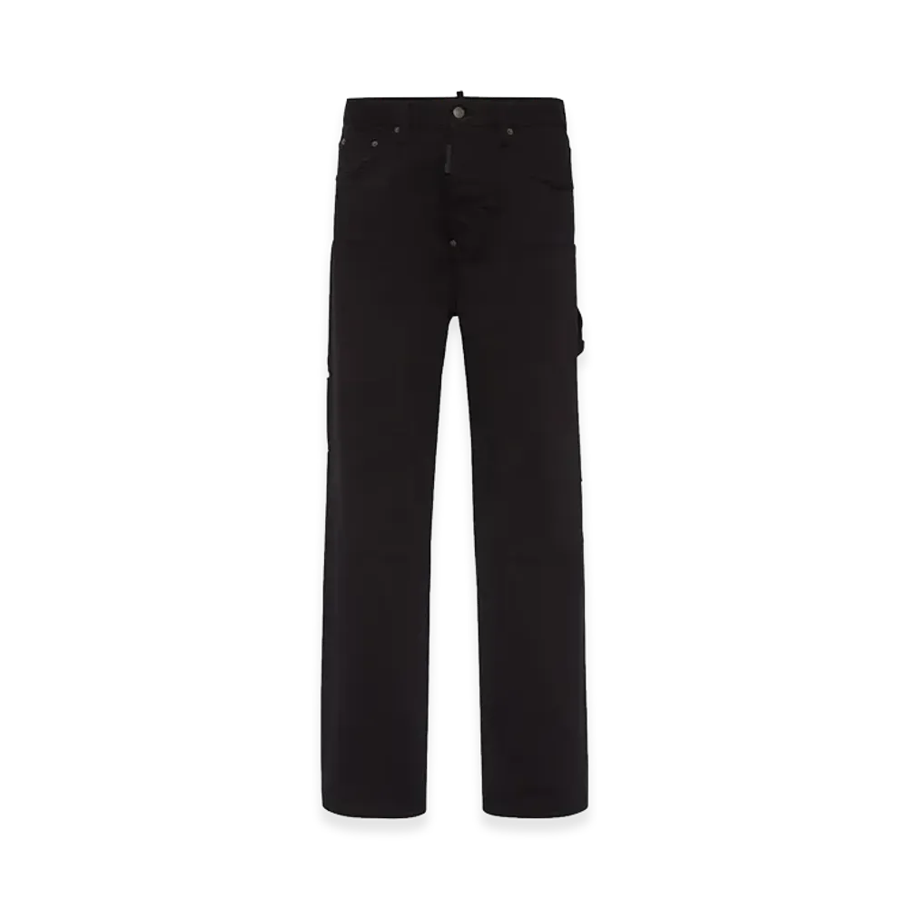 DSQUARED2 Straight-Leg Cargo Pants "Black"