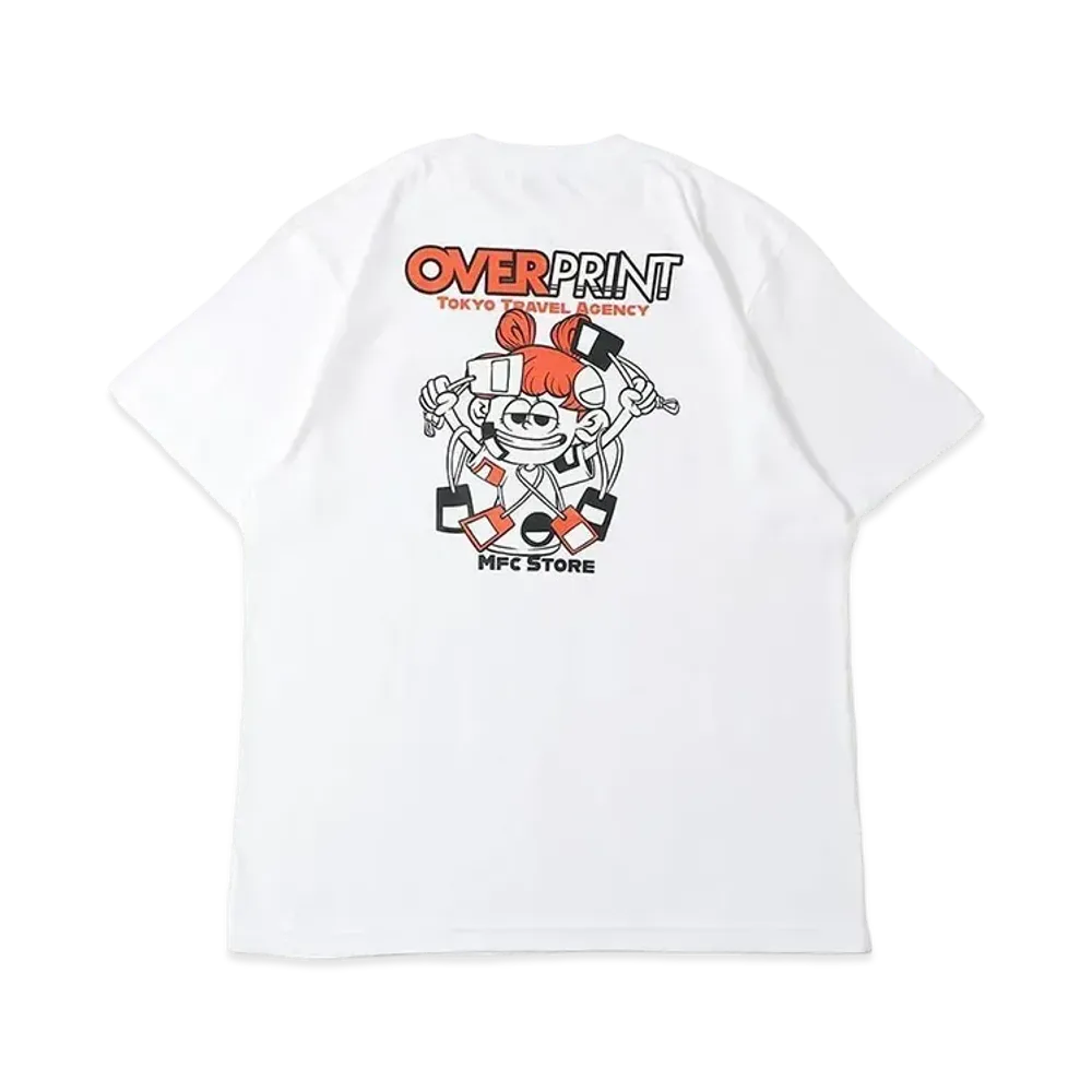 MFC STORE x over print Tokyo Agency Tee "White"