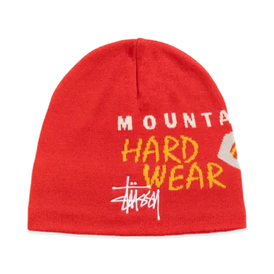 Stussy x Mountain Hardwear Caelum Dome Beanie "Summit Red"