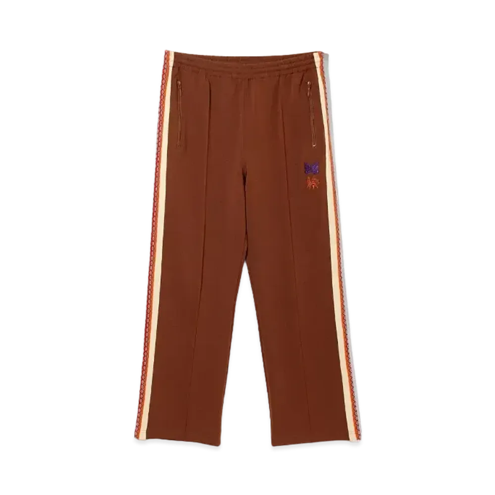 Needles x Sasquatchfabrix. Track Pant Poly Smooth "Brown"