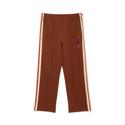 Needles x Sasquatchfabrix. Track Pant Poly Smooth "Brown"