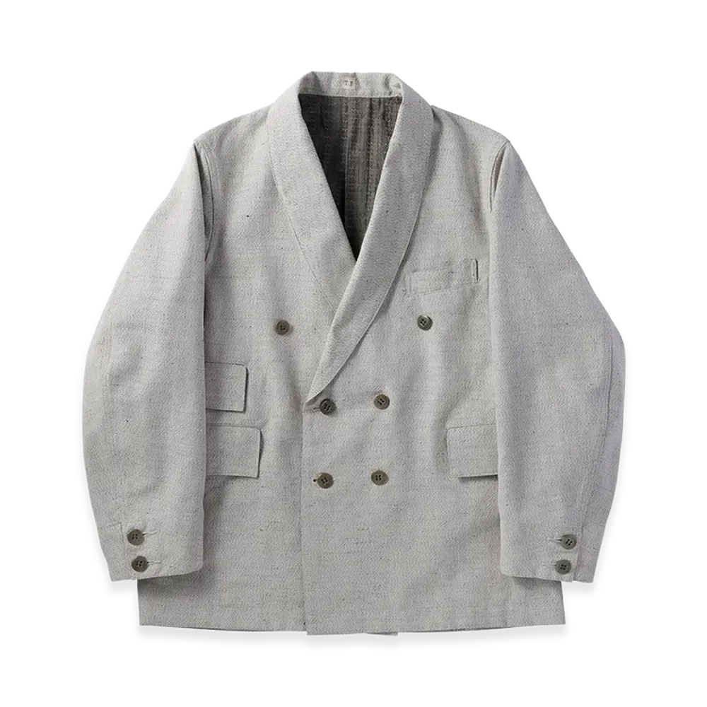 T.T Taiga Takahashi LOT.310 Shawl Collar Jacket "Melange Ivory"