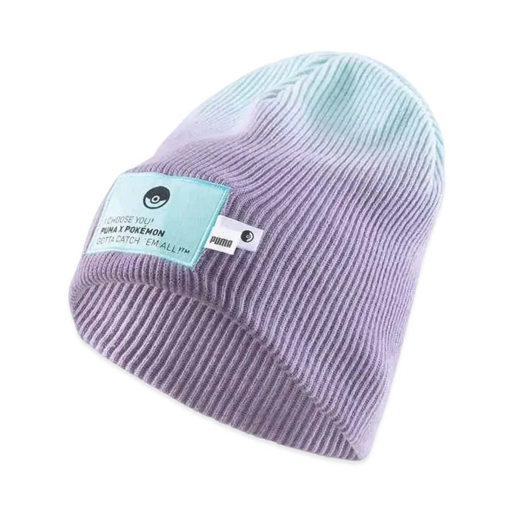 Pokémon x PUMA Beanie "Purple Charcoal/Light Aqua"