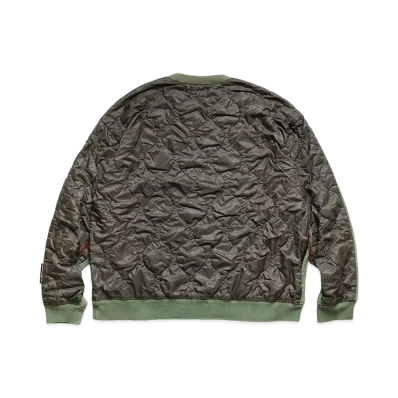 KAPITAL BACK HAIR BEVERAK BIG SWEAT "Khaki"