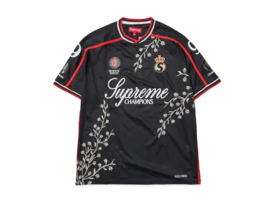 Supreme Floral Soccer Jersey "Black"