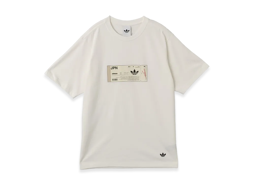 adidas x atmos Ticket Tee "White"