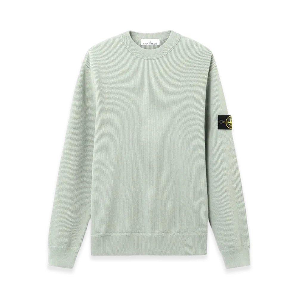 Stone Island 5100154 Ribbed Soft Organic Cotton "Sage Green"