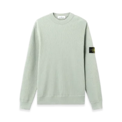 Stone Island 5100154 Ribbed Soft Organic Cotton "Sage Green"