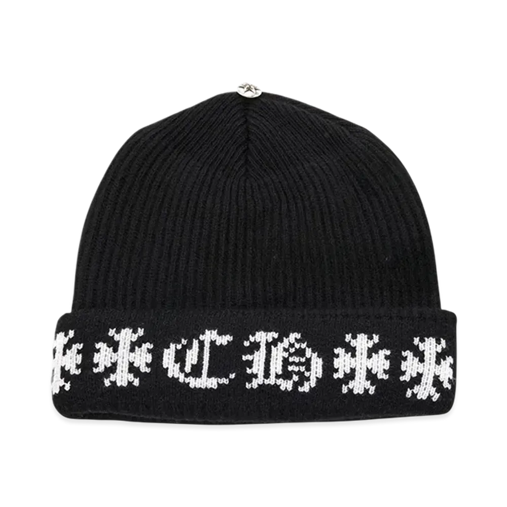 Chrome Hearts CH Logo Cashmere Beanie "Black"