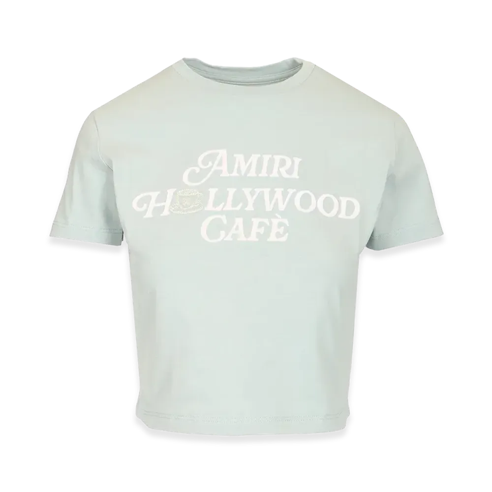 AMIRI Women's Hollywood Cafe T-Shirt "Green"
