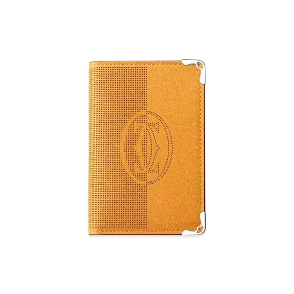 Cartier Four-Credit Card Holder, Must de Cartier "Cumin"