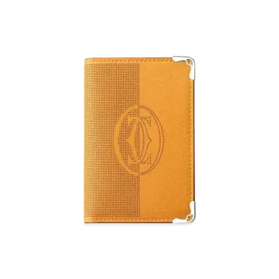 Cartier Four-Credit Card Holder, Must de Cartier "Cumin"