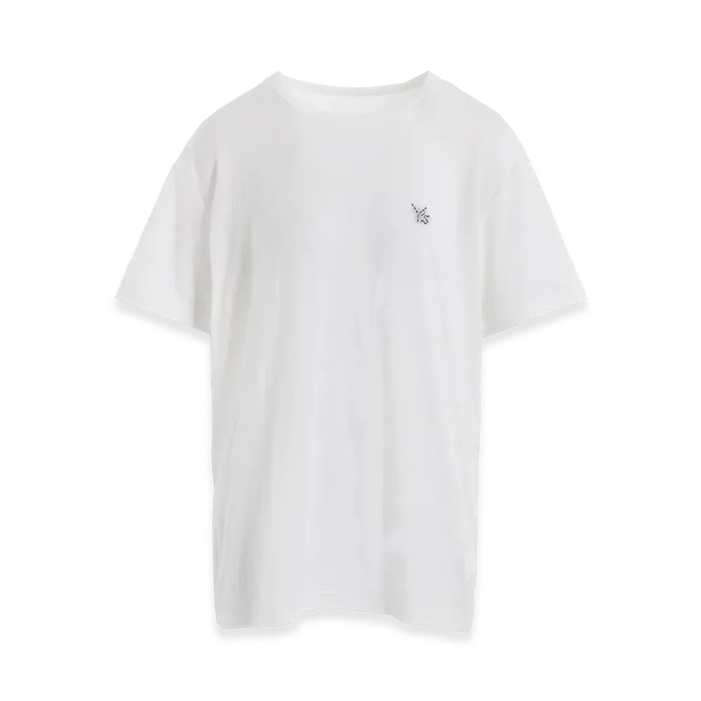 Y's Wrinkle Jersey Stitch Big T "Off White"