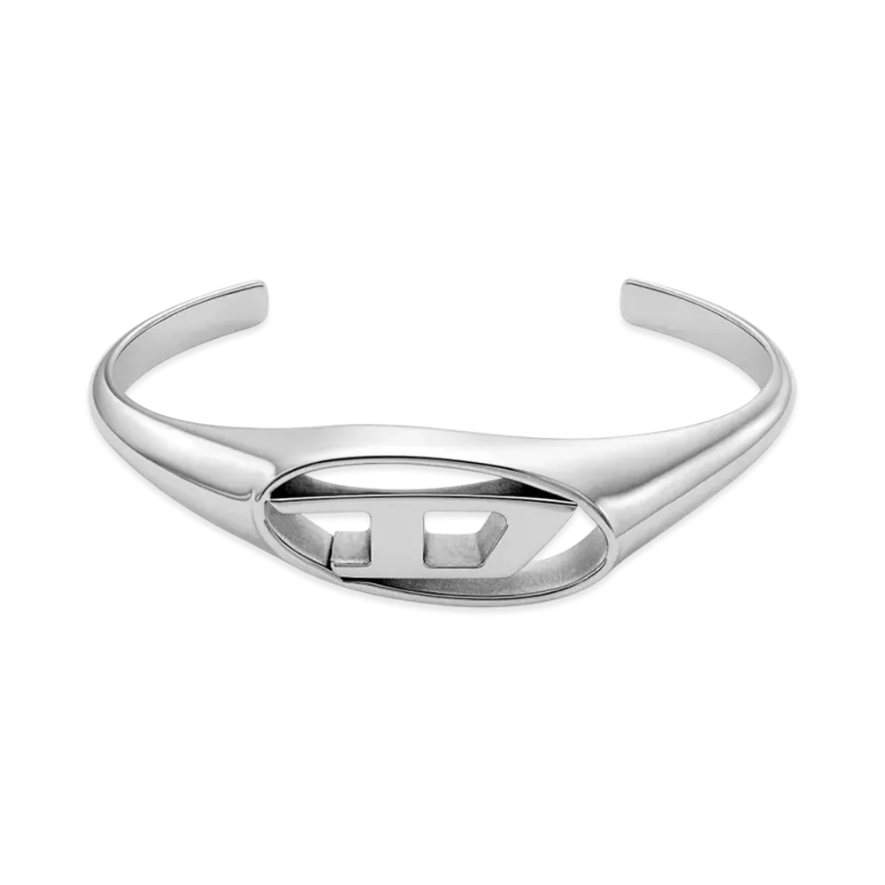Diesel Dx1589040 Jewel Stainless Steel Cuff Bracelet "Silver"