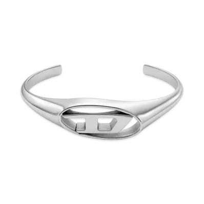 Diesel Dx1589040 Jewel Stainless Steel Cuff Bracelet "Silver"